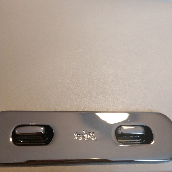 ✨NWT✨😍Coach Genuine Leather Bag w/chain strap - Picture 7 of 12